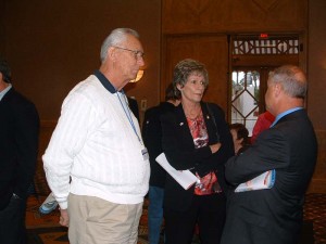El Mirage Mayor Lana Mook is flanked by El Mirage Councilmember Lynn Selby and City Manager Bill Rupo 