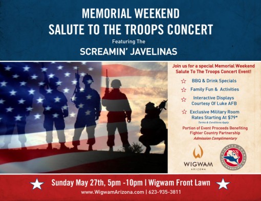 Salute to the Troops Concert @Wigwam Salute to the Troops Concert @Wigwam