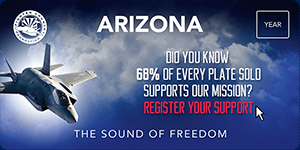 Luke AFB Sounds of Freedom License Plate