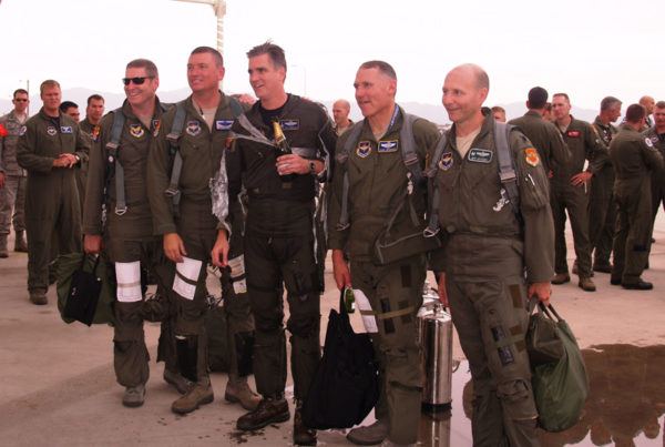 Lt Col Jeff Lovelace fini flight
