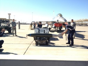 Weapons load competition on the ramp at Luke AFB