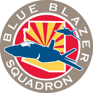Blue Blazer Squadron Logo