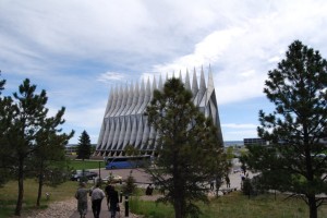 Chapel at the Air Force Academy in Colorado Springs, CO