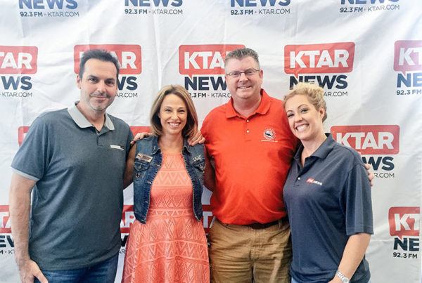 KTAR and Fighter Country Partnership staff
