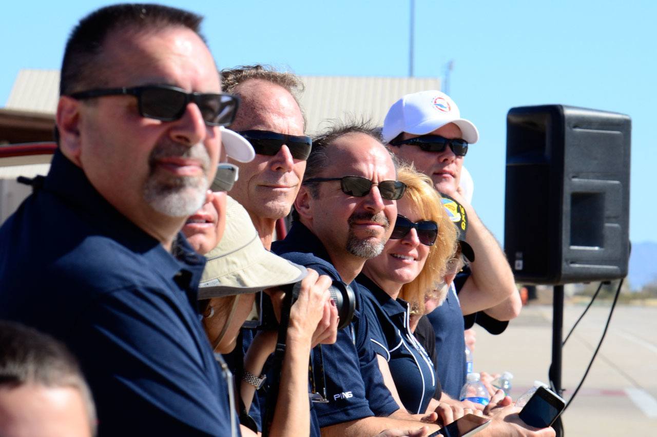 Frank DeSomma and BBS members at Davis-Monthan AFB 2013