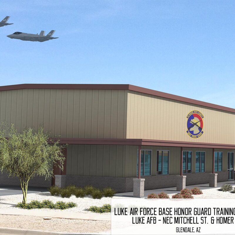 Luke AFB Honor Guard Facility 3D rendering