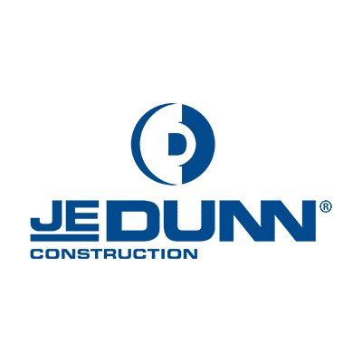 JE Dunn Construction logo.