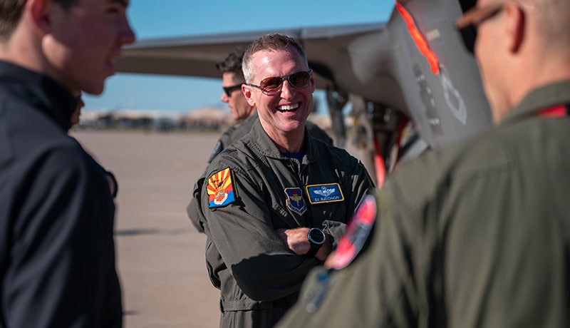 U.S. Air Force Brig. Gen. Jason Rueschhoff, 56th Fighter Wing commander