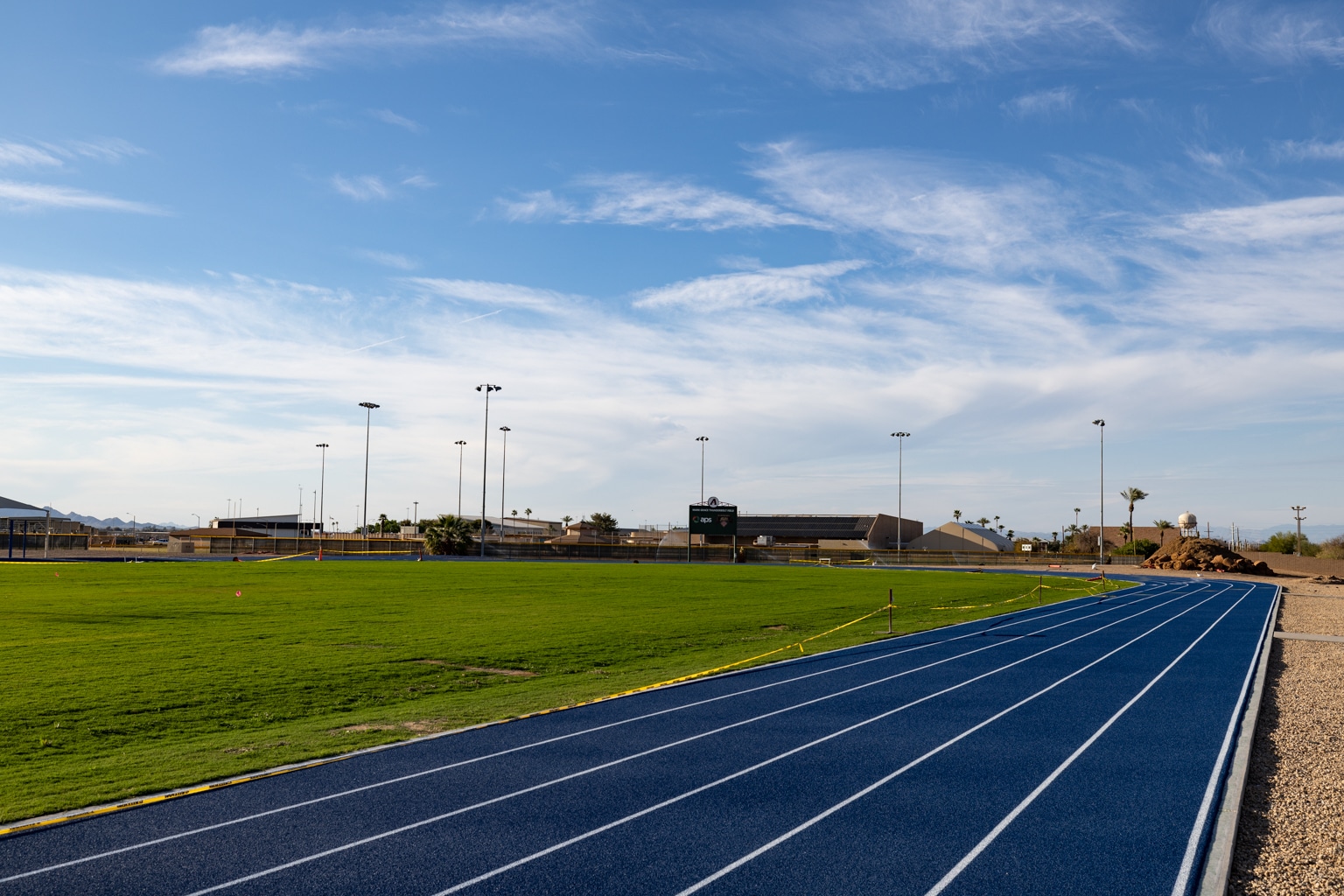Luke AFB football field and track.