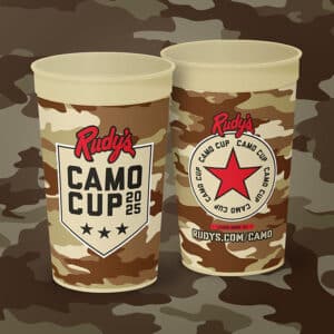Rudy's BBQ 2025 Camo Cup for a Cause