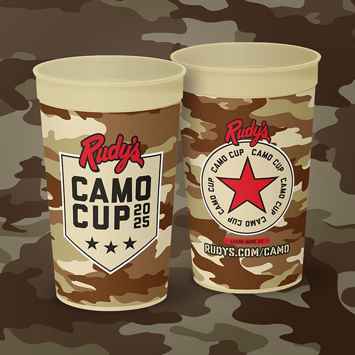 Rudy's BBQ 2025 Camo Cup for a Cause