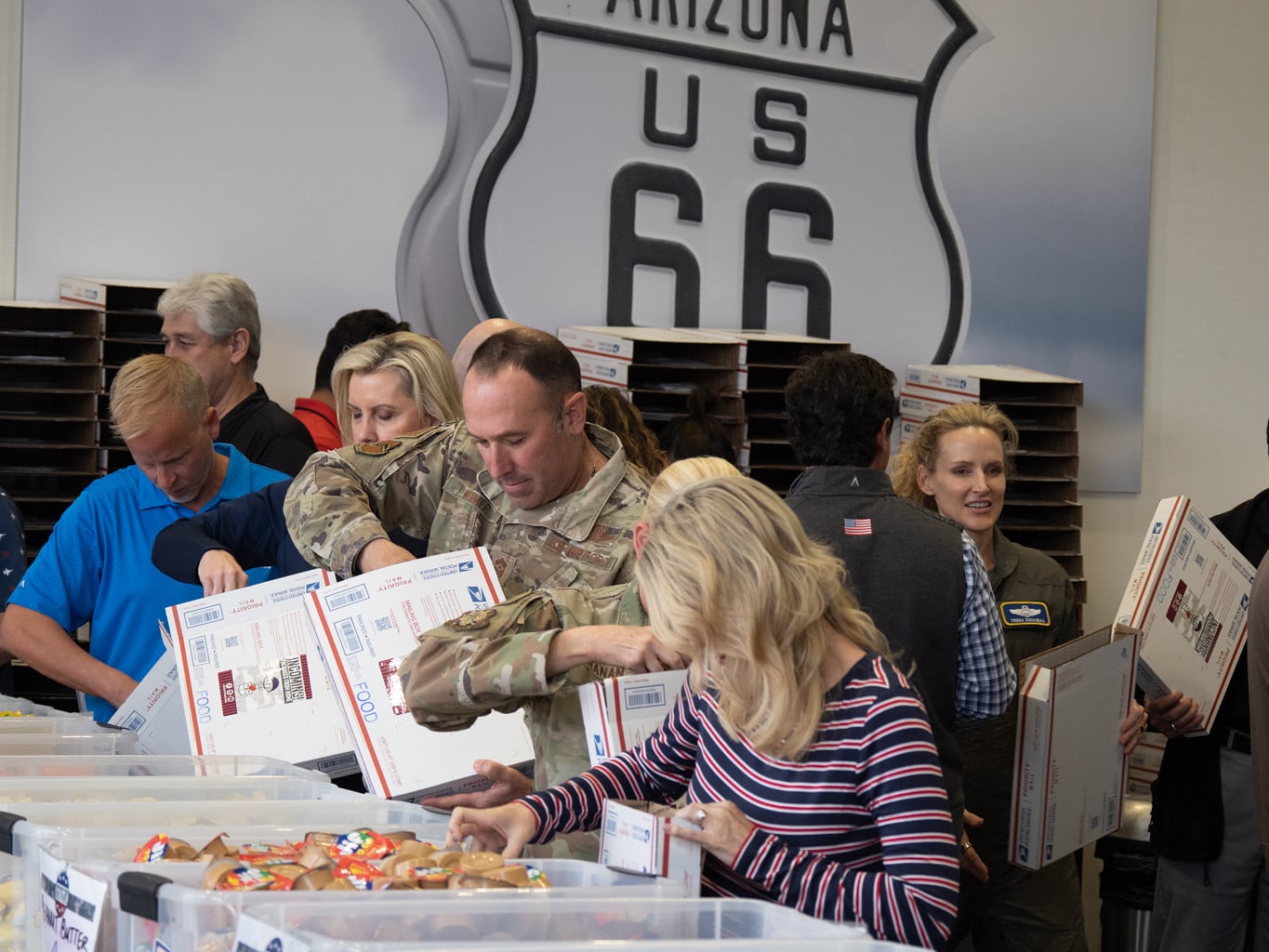 Blazerbox packages from home packing at Subaru in Surprise, AZ.