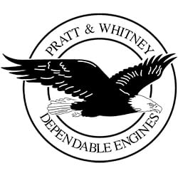 Pratt & Whitney logo Pratt & Whitney logo.