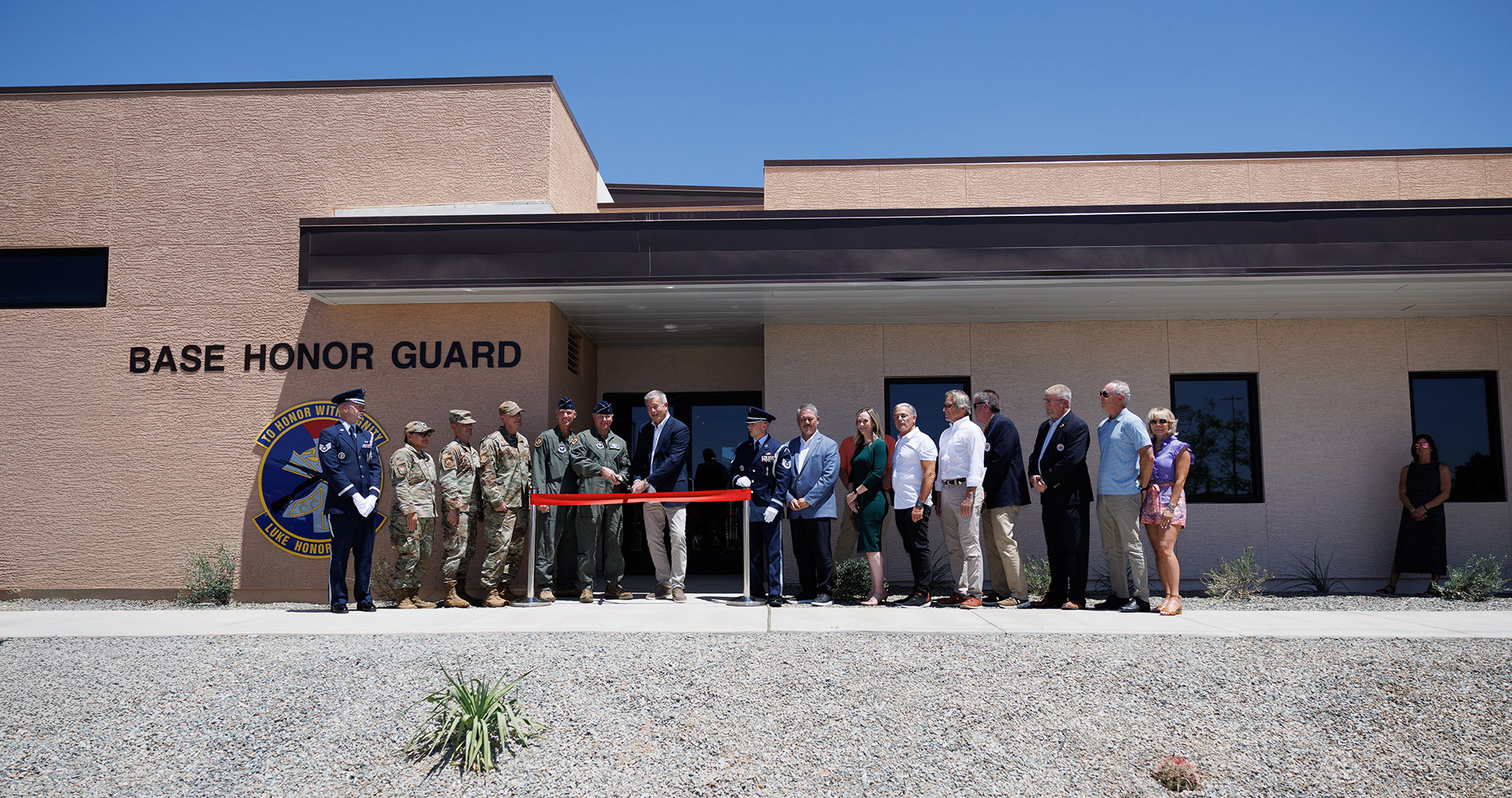 Luke AFB Honor Guard Facility ribbon cutting ceremony May 7, 2026.