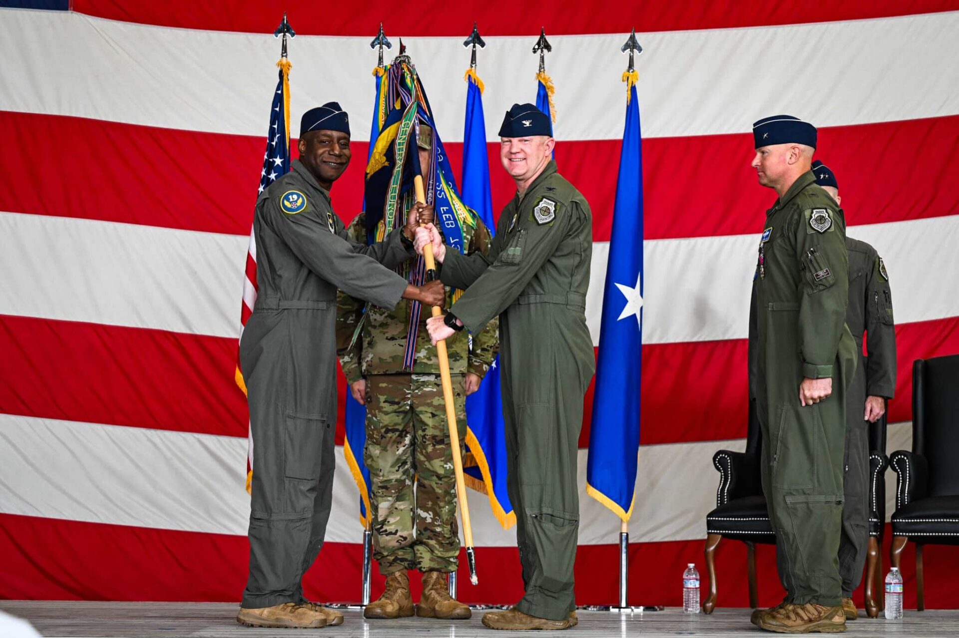 Col Ihde Luke Air Force Base chance of command ceremony.