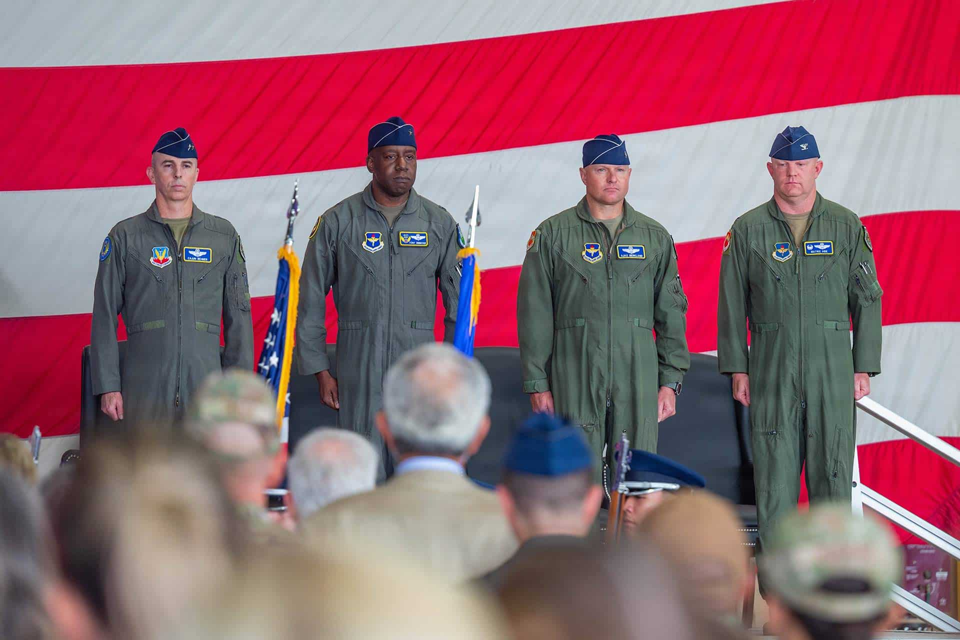 Change of major command ceremony from AETC to ACC at Luke AFB in 2026.